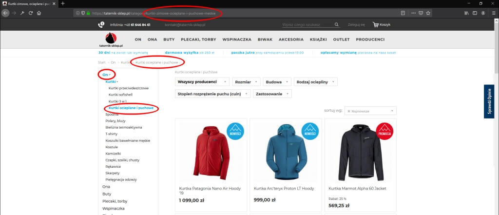 Pozycjonowanie WWW: google problem z kanibalizacją w menu Pozycjonowanie WWW: google problem z kanibalizacją w menu