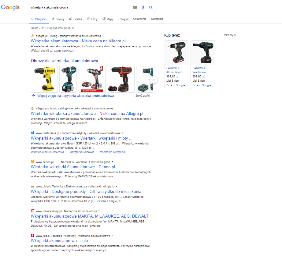 20191125 seo trends serp wkretarka akumulatorowa