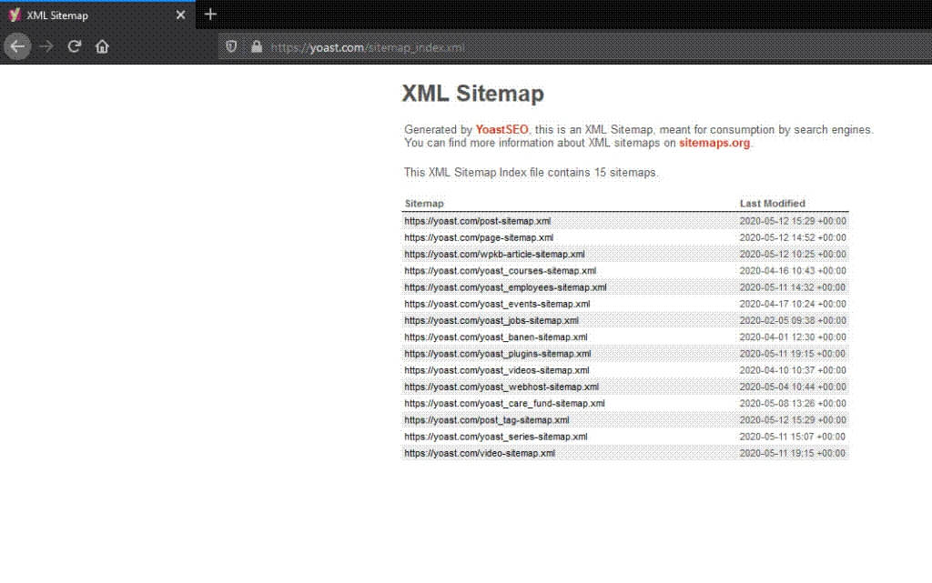 Podstawa pozycjonowania stron - sitemapa generowana wtyczką