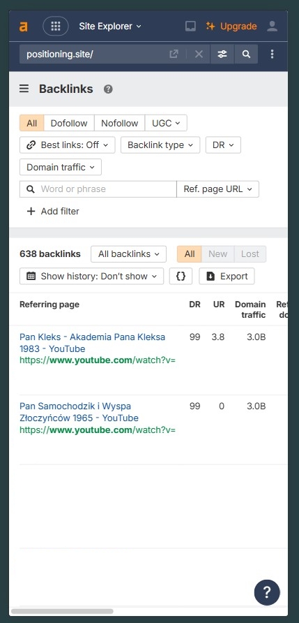 Pozycjonowanie stron dzięki linkom z YouTube
