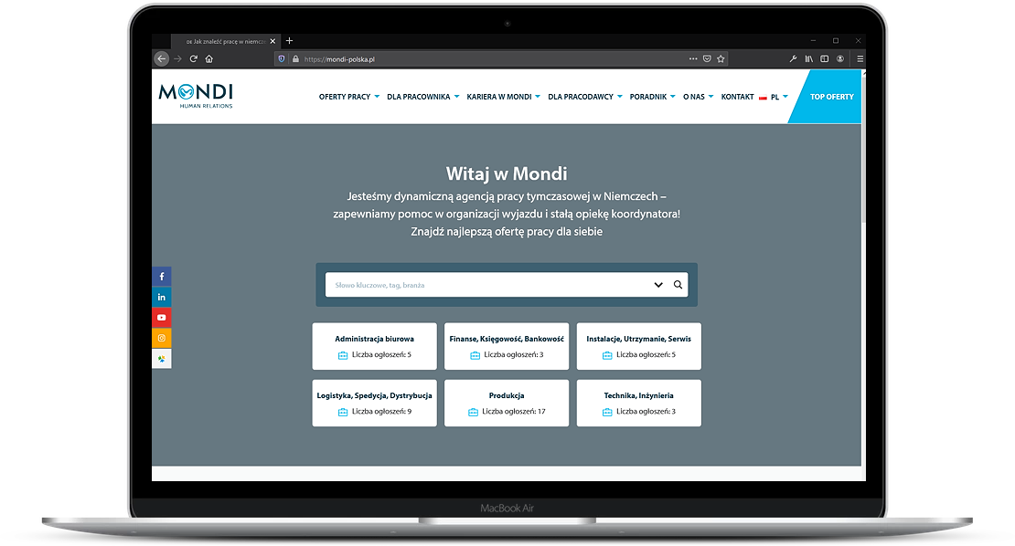 Pozycjonowanie WWW agencji pośrednictwa pracy z Poznania - mozolna praca w konkurencyjnej branży